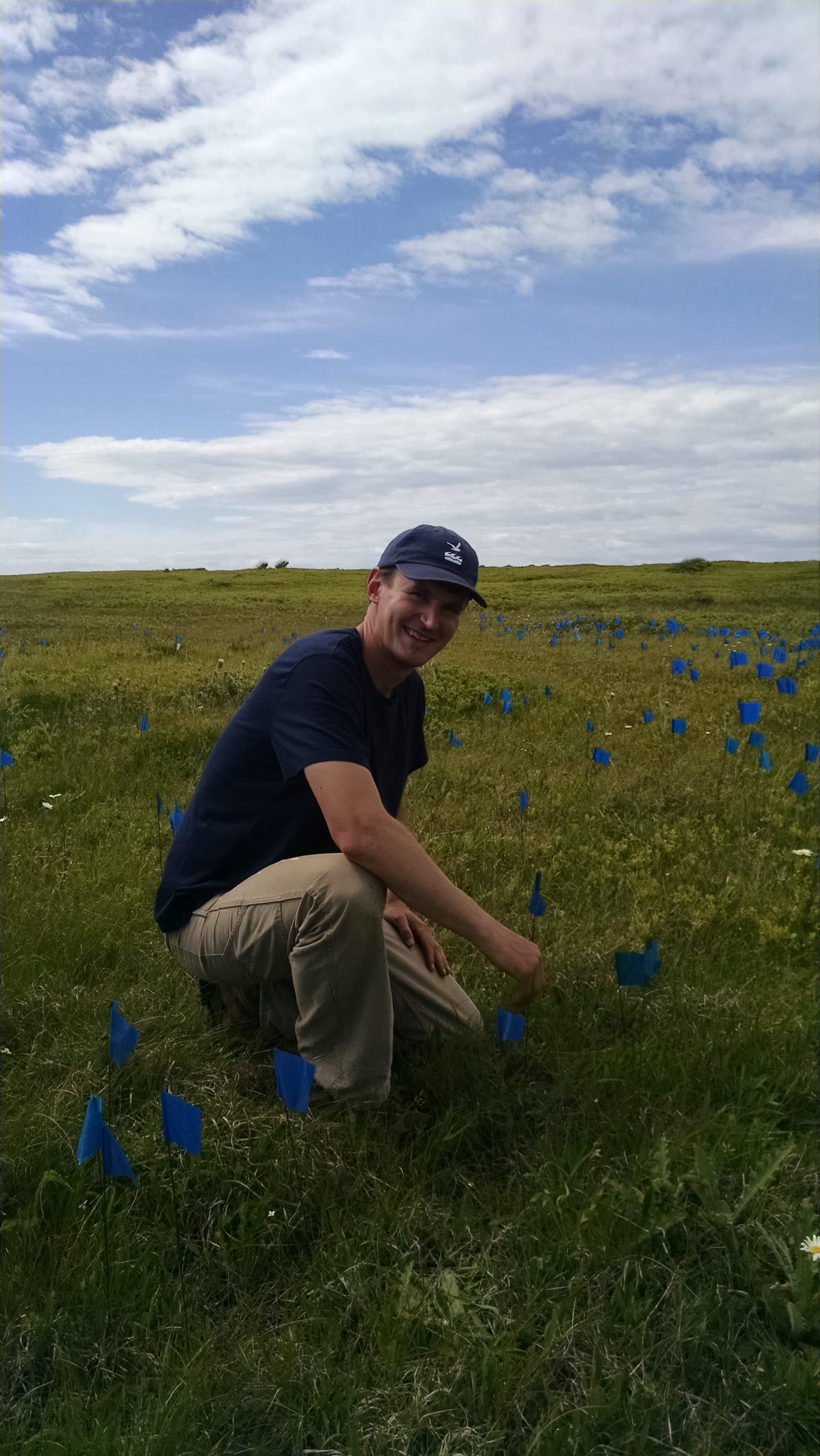 Alex exploring rare plants!