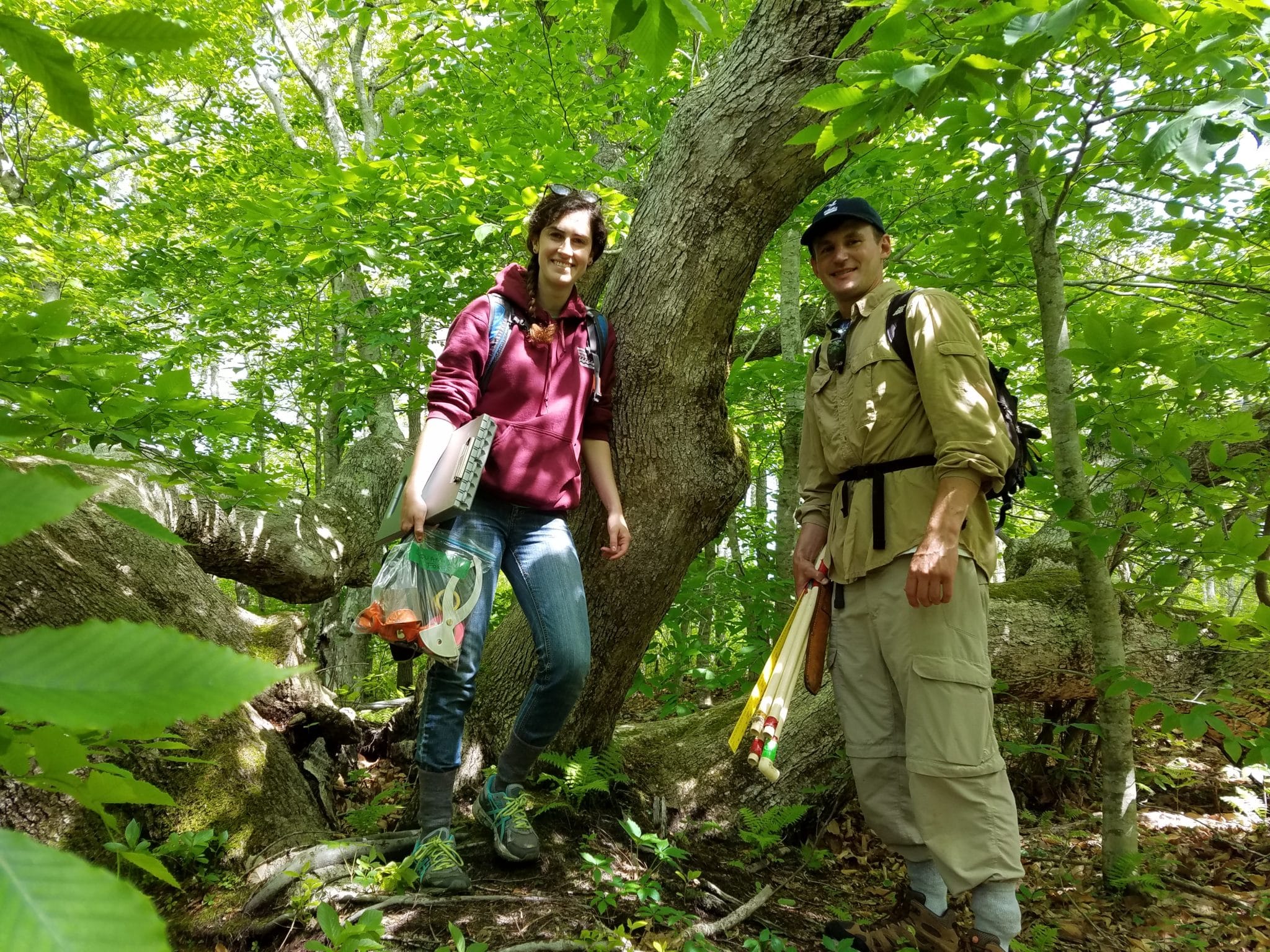 Corrina Marshall and Alex Etkind in Squam Swamp