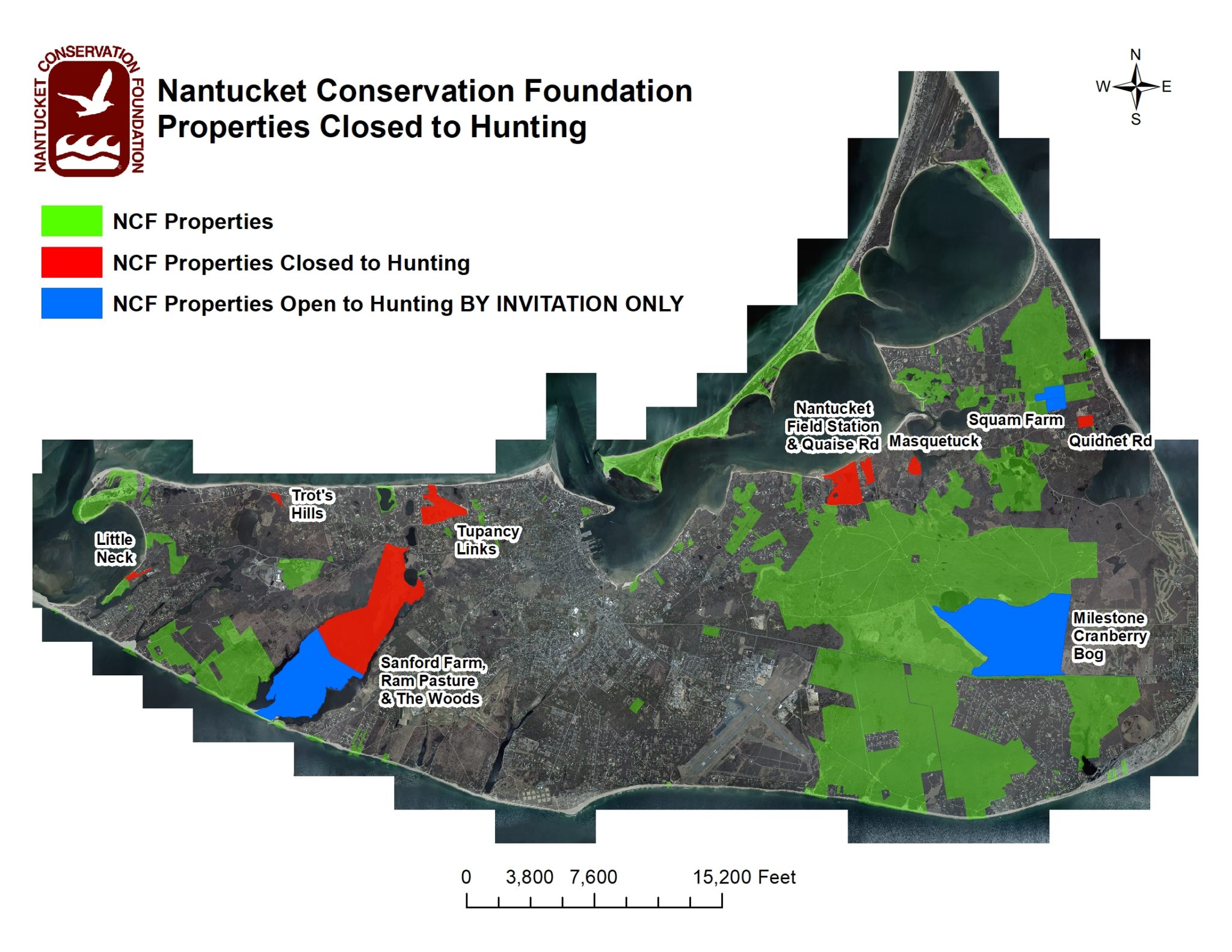 NCF Properties Open And Closed And By Invitation To Hunting